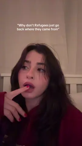 Refugees are forced to leave their homes due to war, violence and uncertainty. No one decides to take a dangerous journey just cause they want to, being kind towards them and welcoming them is the least we can do. #refugeeswelcome 