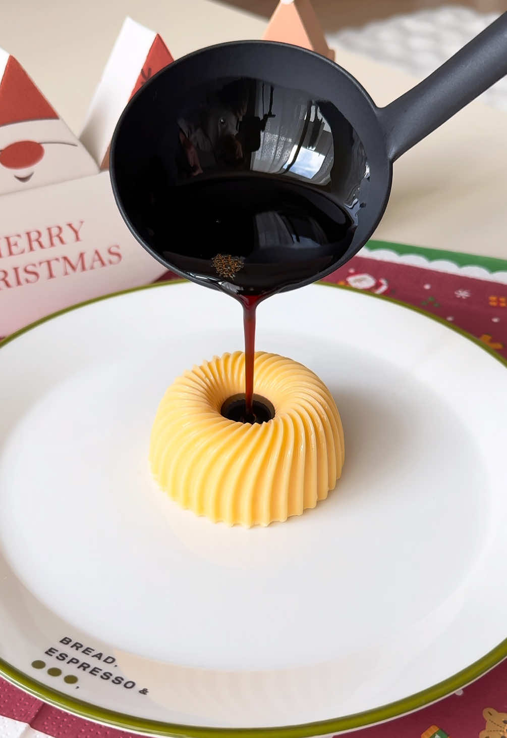 Dress Pudding🍮 Ladle version #sweets #tiktoksweets #pudding 