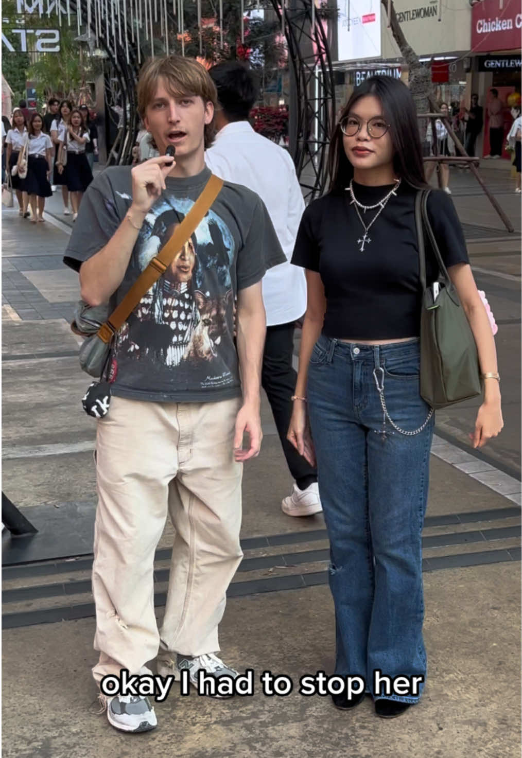 Outfit of the day with Lala! #fashion #style #trend #bangkok #OOTD #thailand #bkk #interview #siam #street #dailybkk #fypシ #fyyyyyyyyyyyyyyyy #fyp #fitspo #fit #shopping #viral 