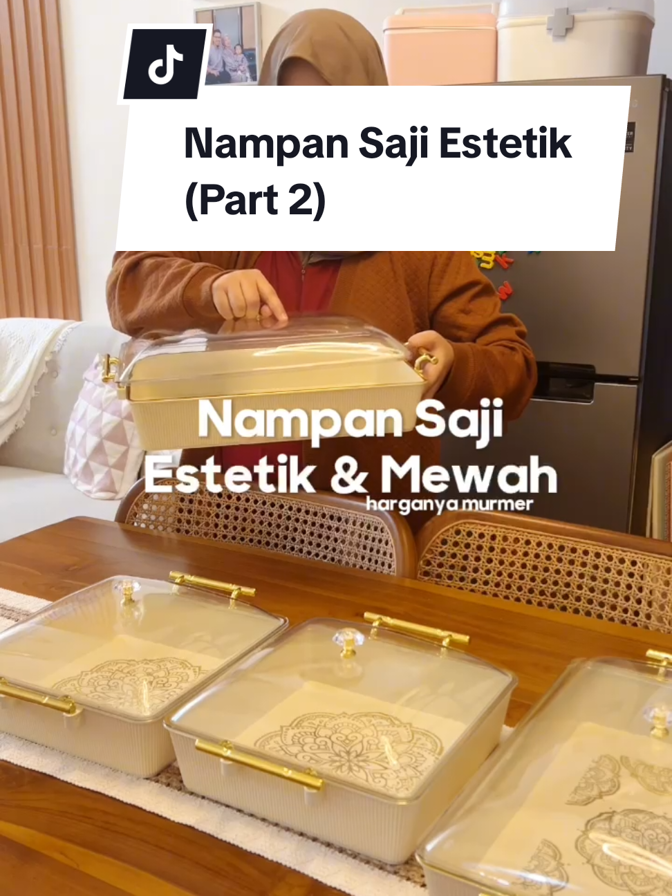 nampan saji estetik buat hidangan keluarga #nampansaji 