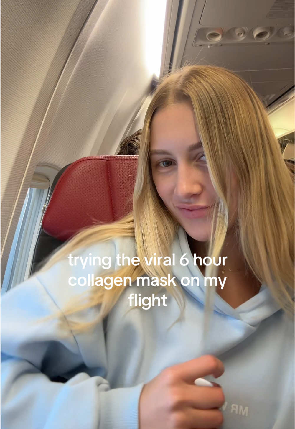 skin was glass after this worth the judgment 🤪 #fyp #travel #facemask #biodance 