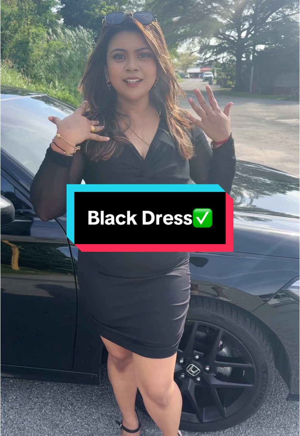 Sexy Black Dress ✅ #malanirajahofficial #fyp #viral_video #topcreator #tiktokshop #blackdress #dress 