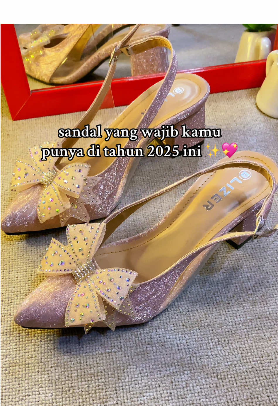 sandal yang match dengan gamis di hari raya 🥰 #sandal #wisuda #lebaran #sandalwanita #heels #CapCut 