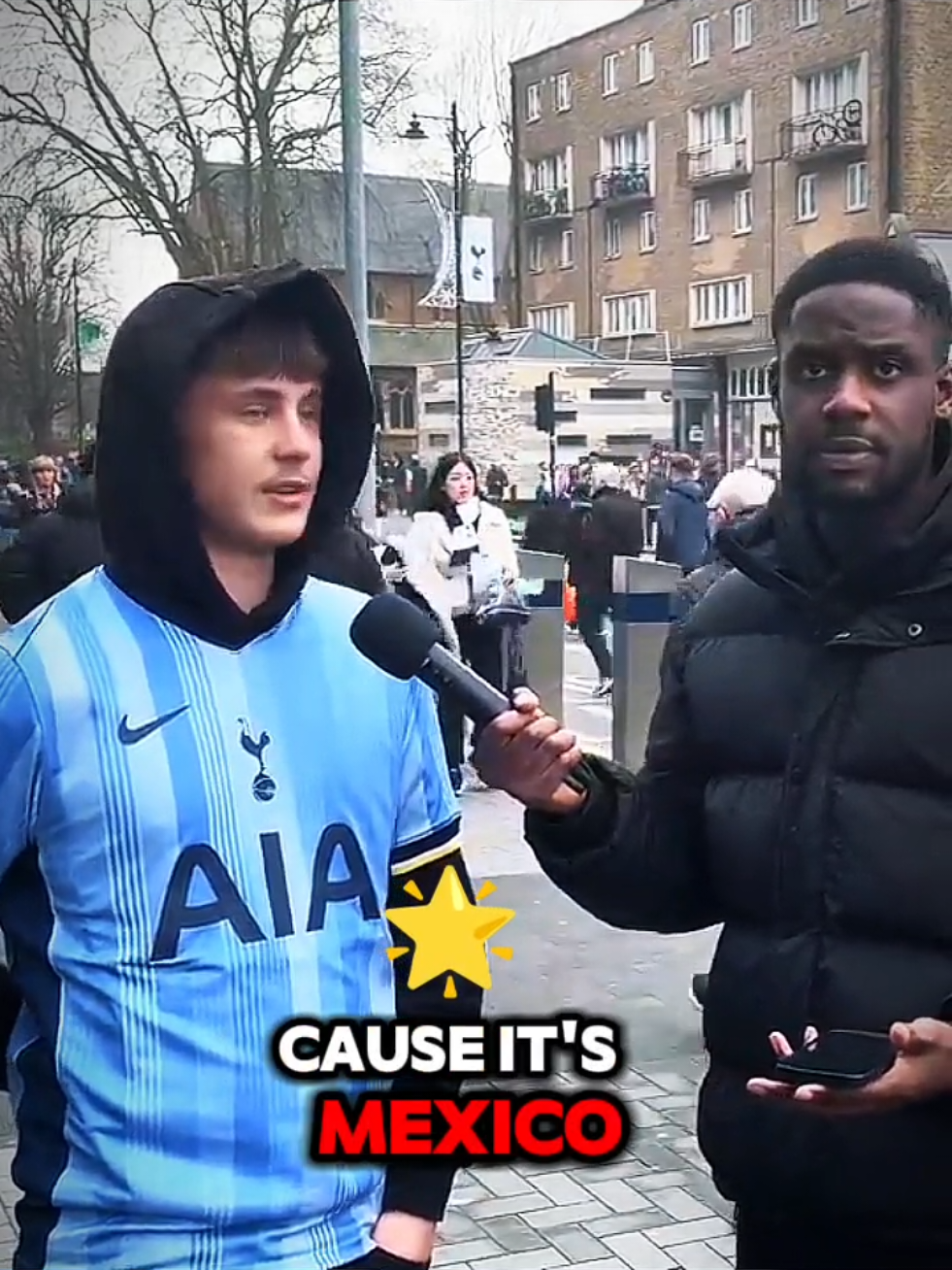 Asking Tottenham Fans Simple Questions 🤣#unitedkingdom #germany #usa🇺🇸 #question #tottenham 