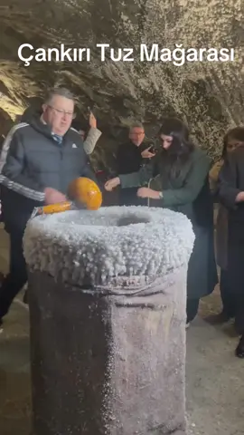 KEFEK heyeti ile Çankırı Tuz Mağarasını ziyaret ettik. #çankırı #tuzmağarası 