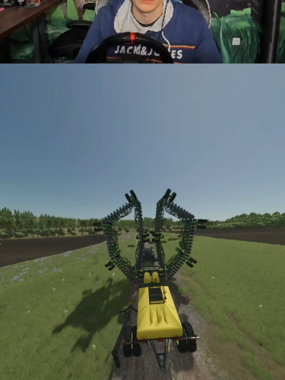 FS25- Biggest seeder of all time 50m wide #farmingsimulator25 #fs25 #farmingsimulator 