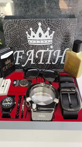 Kişiye Özel Ultra Lüks Erkek Kombin Set  fatih isimli hediyelik