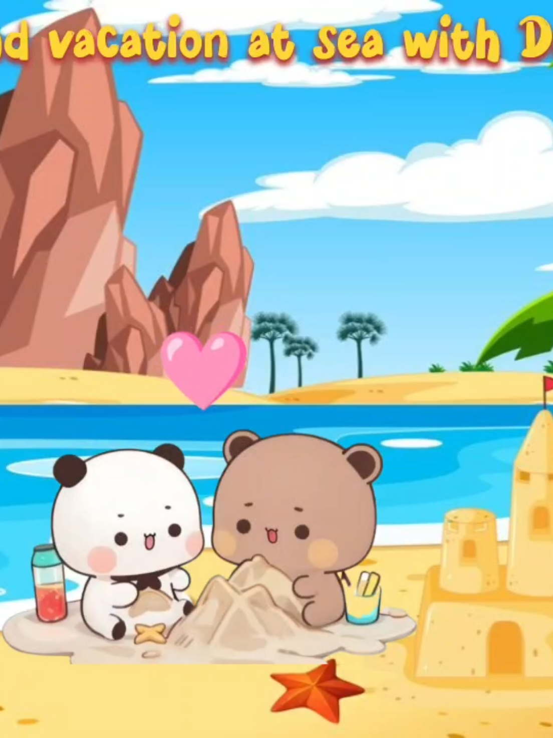 @BubuDuduLove Vacation at Sea with Bubu and Dudu! 🏝️🏖️🌅💖 #dudu #dudububu #bubududu #bubu #bubududuvideo 