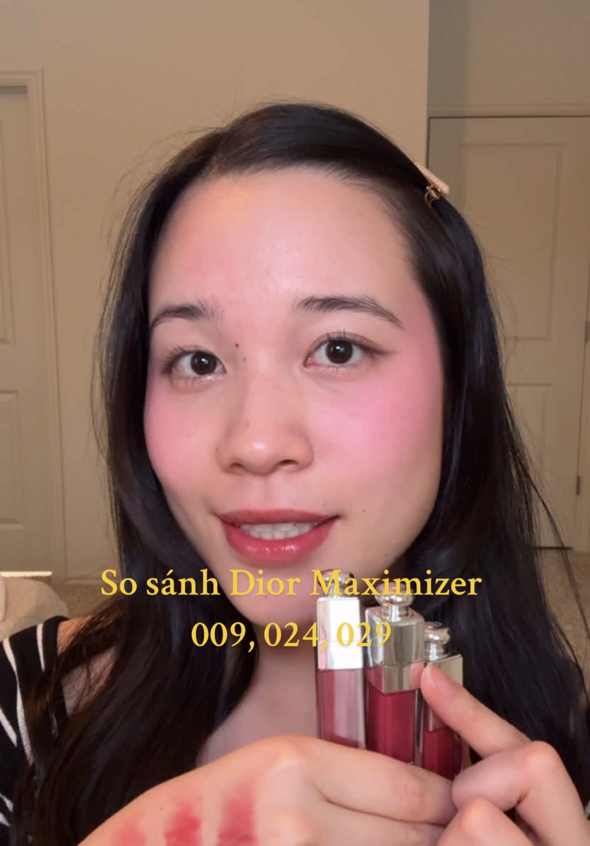 So sánh chi tiết Dior Maximizer 009, 024 và 029 ❤️ @Diorbeauty #dior #diorlipmaximizer #dior009 #dior024 #dior029 #sondior 