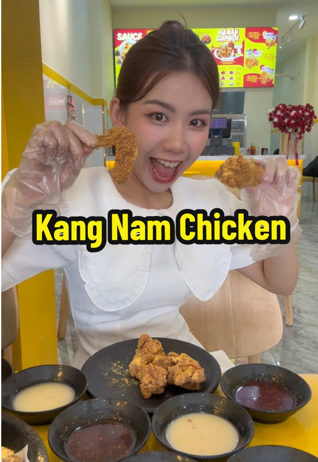 Ăn gà mà kịch tính quá mấy ní ơi🤣#CapCut#kangnamchickendamvisotdamvingon#kangnam#monngontanphu#gahanquoc#monngonmoingay#gachien#xuhuong#fyp