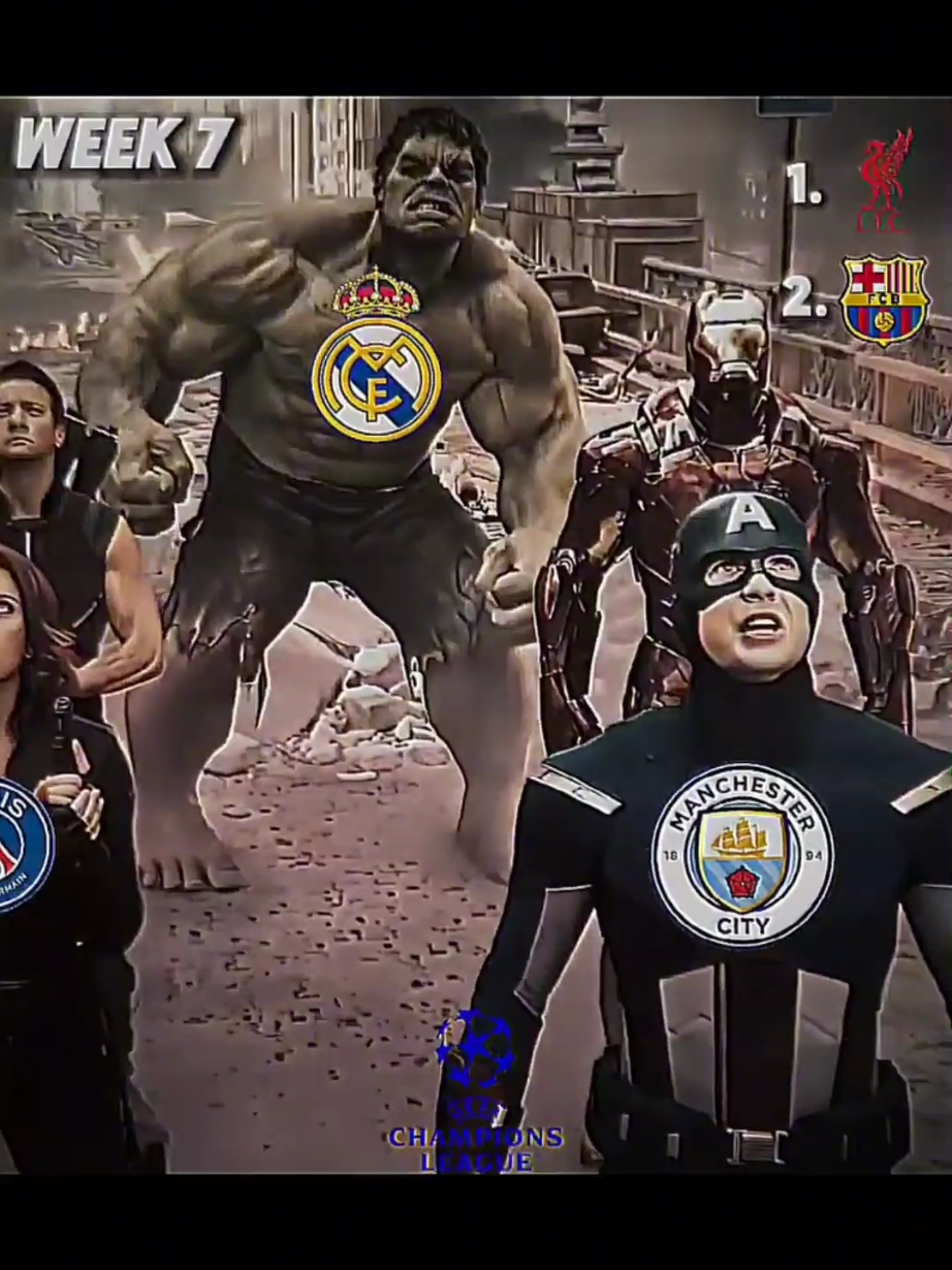 Week 7 Trailer!!  #championsleague #ucl #week7 #footballedit #realmadridfc #barcelona #liverpool #fyp 