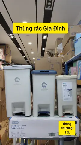 R31 các size thùng rác chữ nhật, 20 L cho bếp, phòng khách 10L, 15L cho nhà dùng chung ít mà 