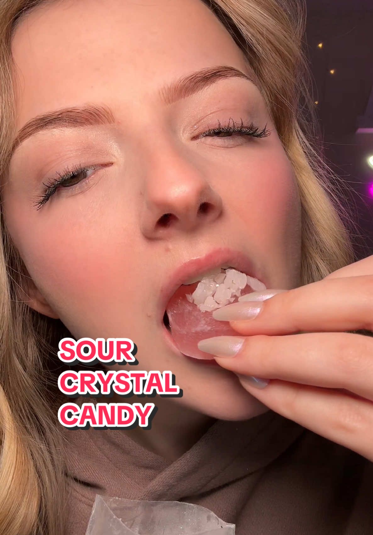 SOUR SILKY GEMS✨💖 #crystalcandy #asmr #sour #silkygem #food 