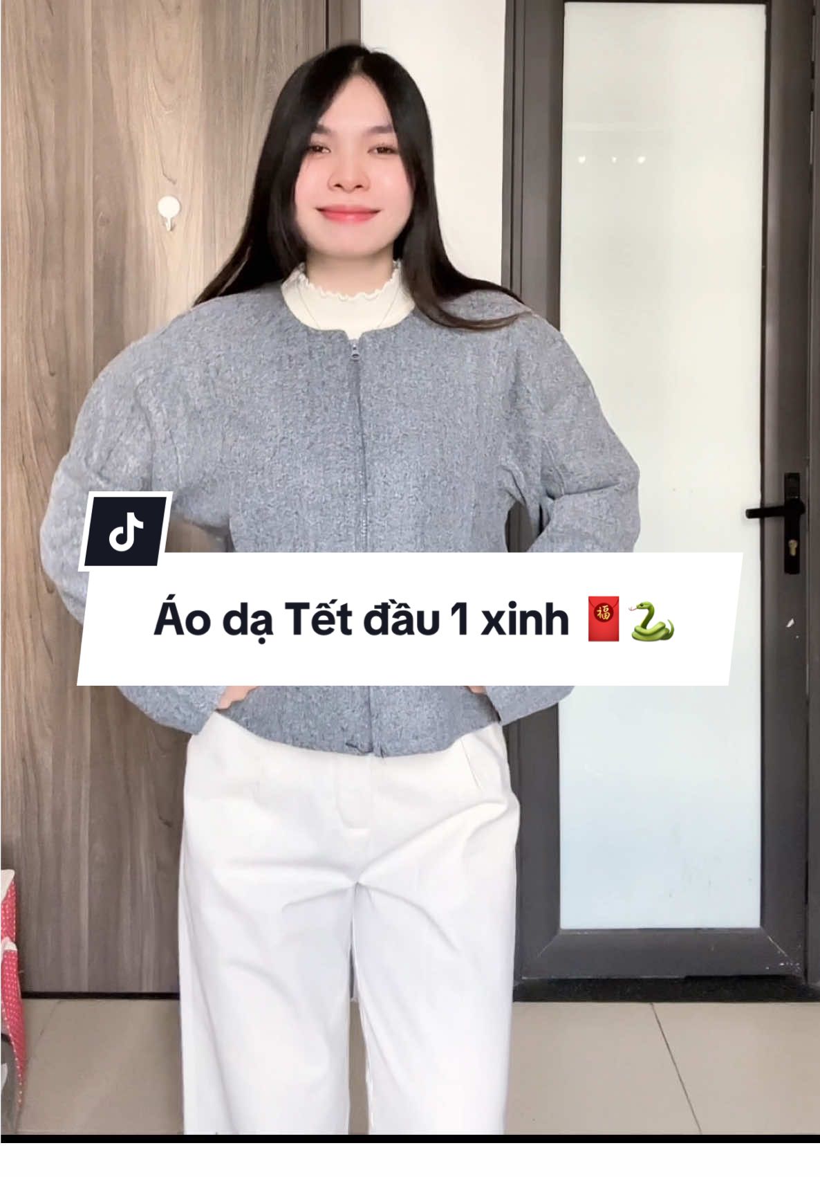 Gợi ý áo dạ Tết 2025 đầu 1 cho mí bà xinh lắm#aoda #aotet #outfit #dotet #xuan2025 
