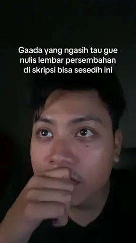 Bunda i love you. Doain anakmu sidang bulan ini🖤