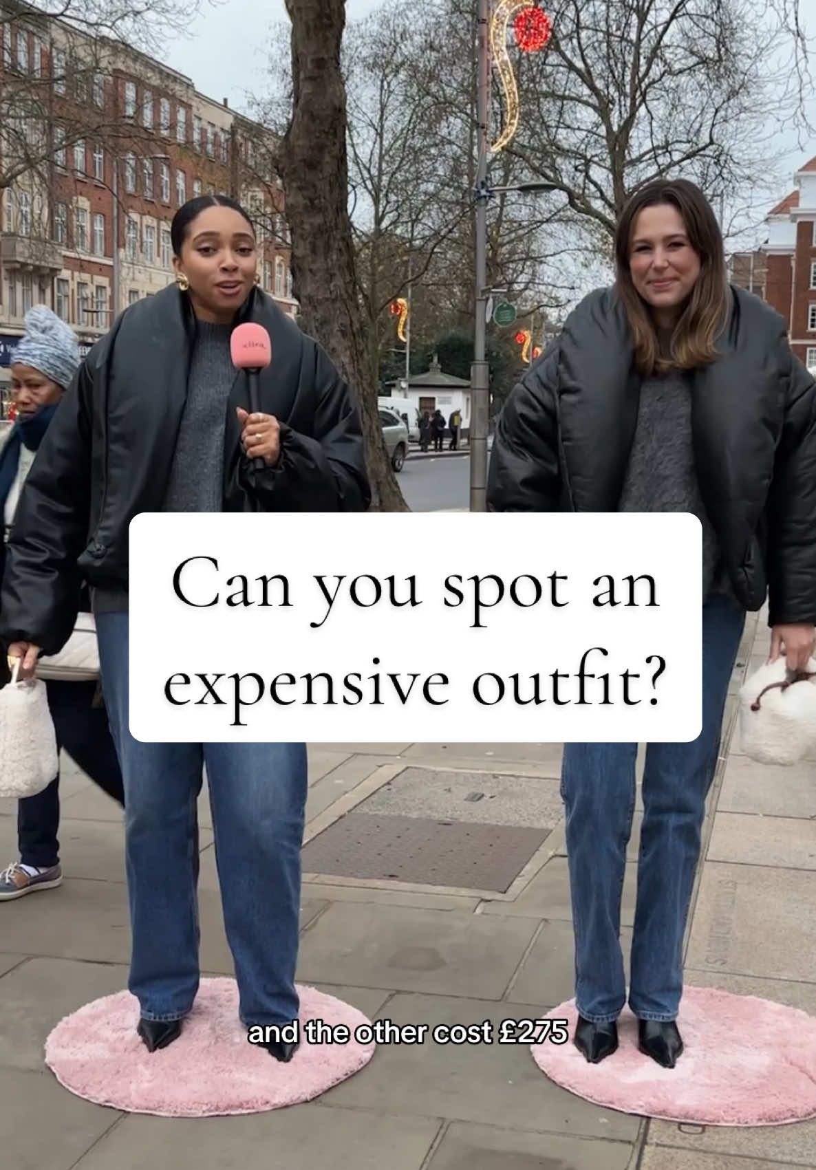 You know what they say, black is always in style, but one of these black bomber outfits will set you back £7865, and the other’s just £273.97 👀  #fashiontiktok #minimic #guessinggame #designer #highstreet #streetinterview #outfitinspo #OOTD #highstreetfashion #london 