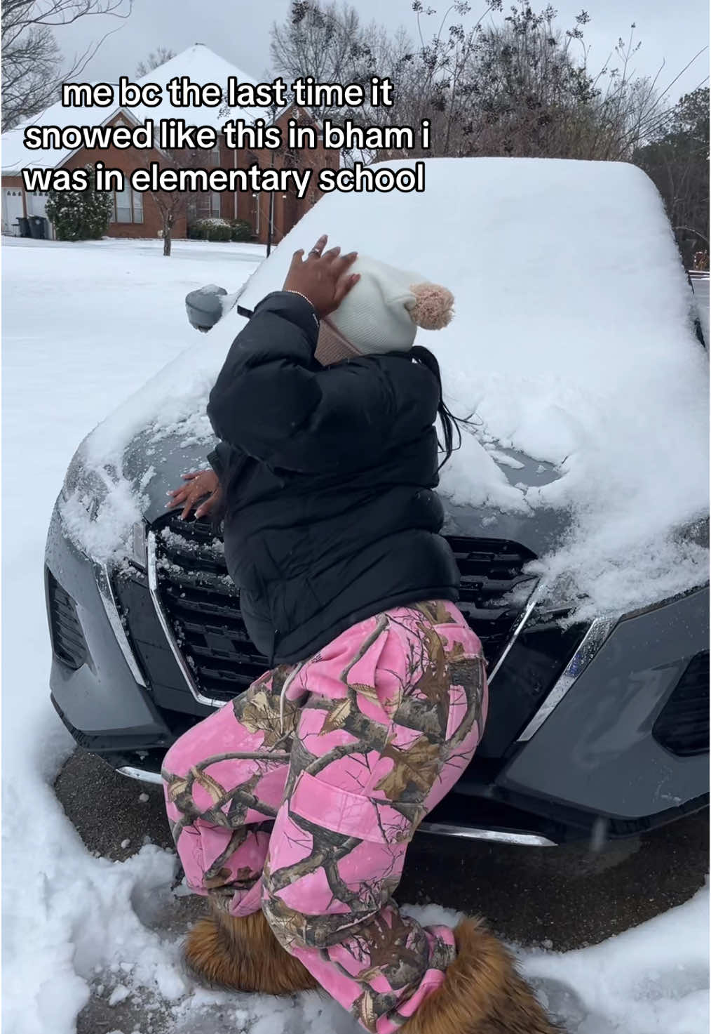 mind you i graduated last year so 😂😂😂 #snow #alabama #foryoupage #blowup #birmingham 