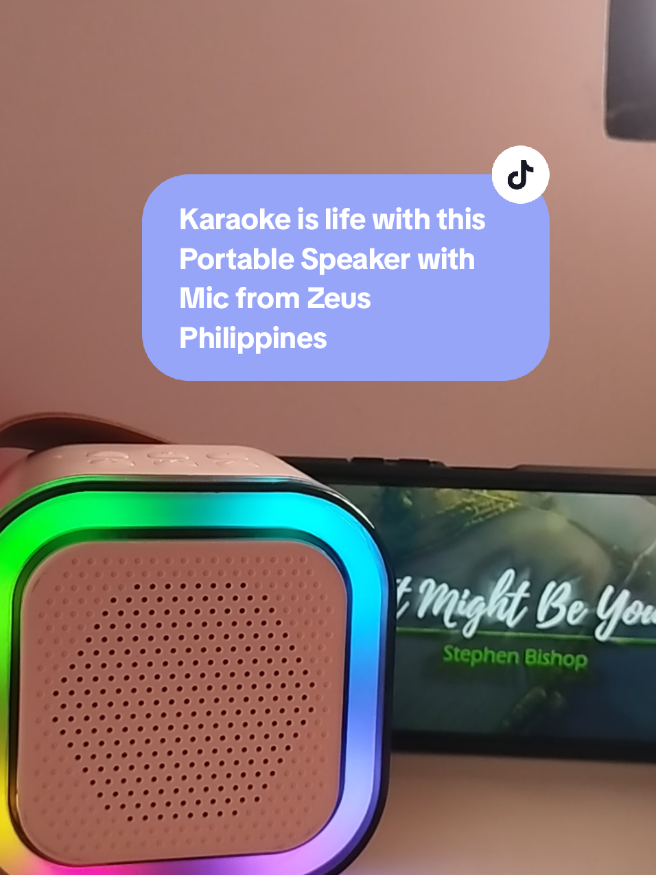 Karaoke is lofe🎤❣️#speaker  #speakerbluetooth  #speakerwithmic  #trending 