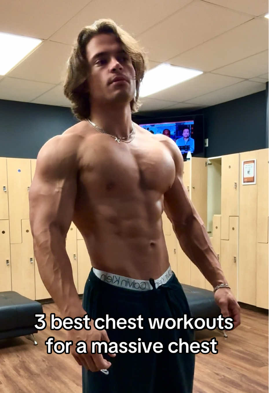 These are my personal favorite chest movements when it comes to growing my chest 🤝 Hope this helps ya’ll out! #gymmotivation #greekgod #lean #aesthetic #gym #bodybuilder #Fitness #chestday 