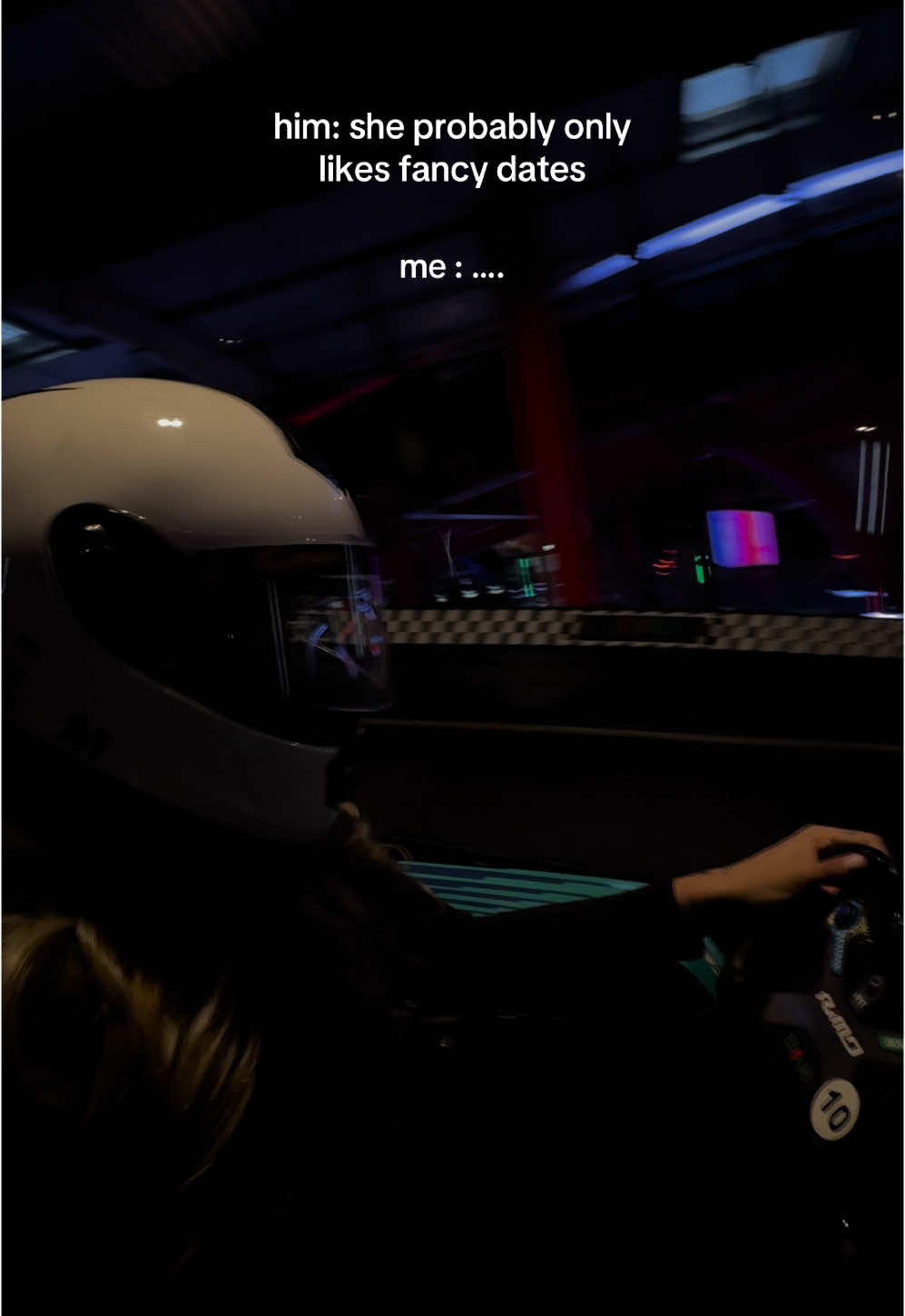 We like going on activity’s around here , ain’t nobody going to the cinema as a date 🫡 @Eco Kart - Kartbahn #frankfurtammain #gokart #dateideas 