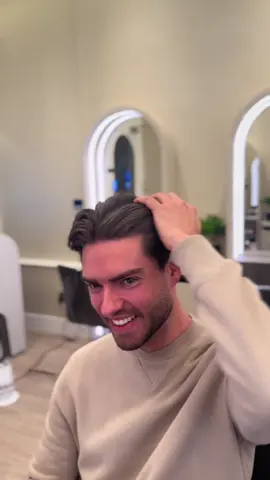 Starting 2025 with the freshest trim 🤌🏼who wants to see the full cut?✂️                     #menshair #slickback #mensstyle #2025hair #creatorsearchinsights 