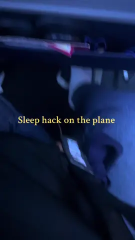 Sleep Hack on the plane  #sleephack #travelling #airplane #hammock 