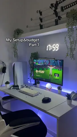 Part 1 #fy #foryouu #foryoupagee #setup #techtok #fürdich #ps5 #playstation #fc25 #fifa #gaming #katanasetup #ps5setup #keyboard #mouse #mysetup #price 