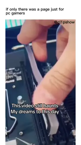 I both love and hate pc build fails. Hate them because people will come to my shop and then blame me for it not working 