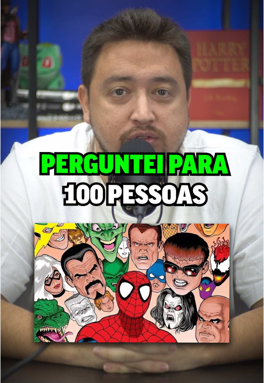 PERGUNTEI PARA 100 PESSOAS! Melhor vilão do Homem Aranha! #trivia #marvel #cinema #homemaranha #filme