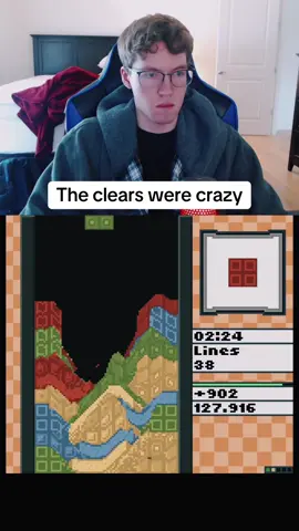 That was nice #ctwc #nes #tetris #goatythroaty #satisfying #rolling #asmr #nestetris #viral #gaming #retro #USA #texas #california #sandtetris #sandtrix