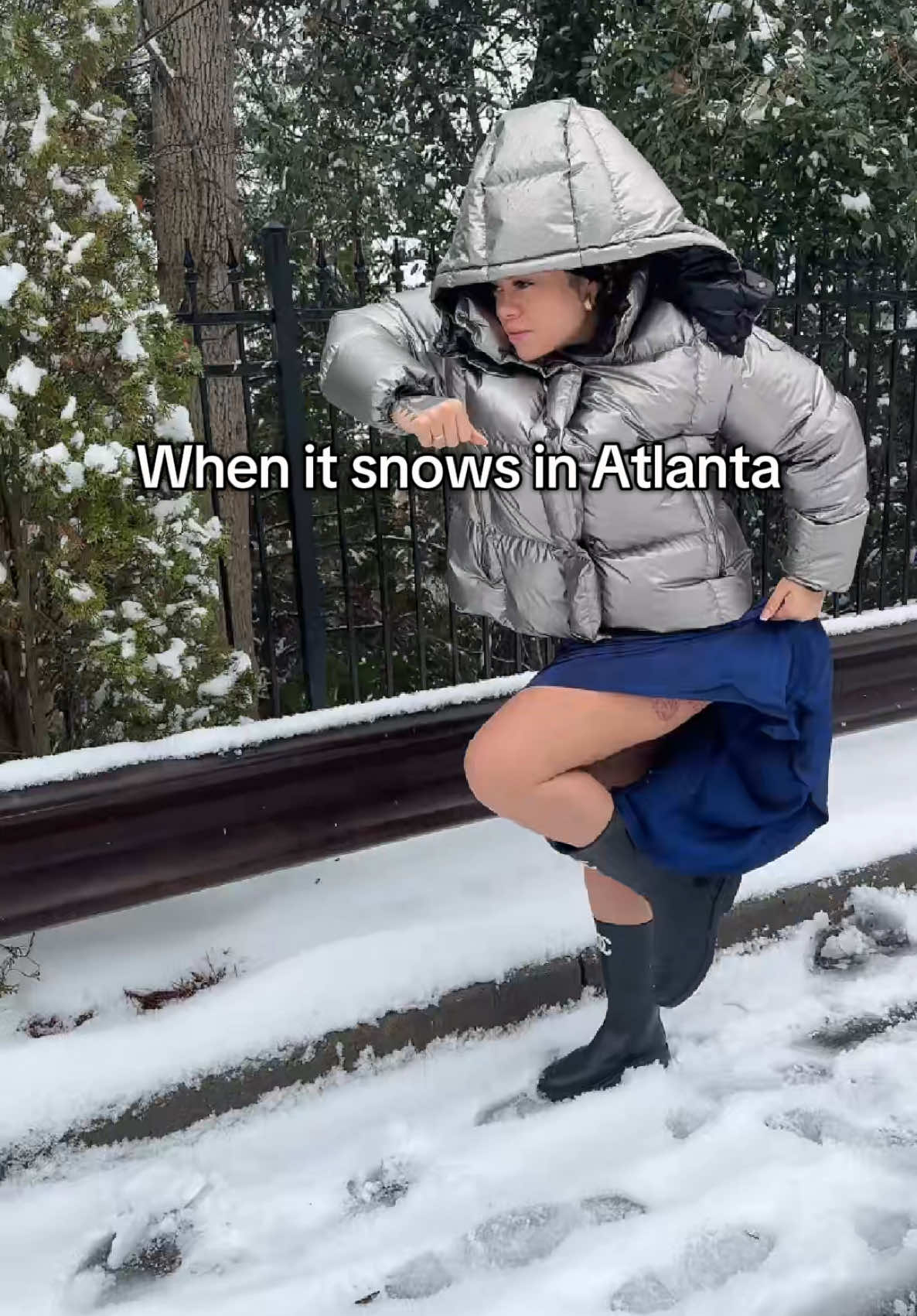 Waiting on the polar express to pull up fr