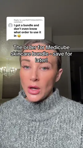 Replying to @user9697332645015 the “right” order to use the Medicube Korean skincare bundle - morning and nighttime routine. Skincare is personal preference so try a few things out and see what works for you! #skincareroutine #koreanskincare #medicubetiktokshop #antiagingskincare #tiktokshopbeauty 