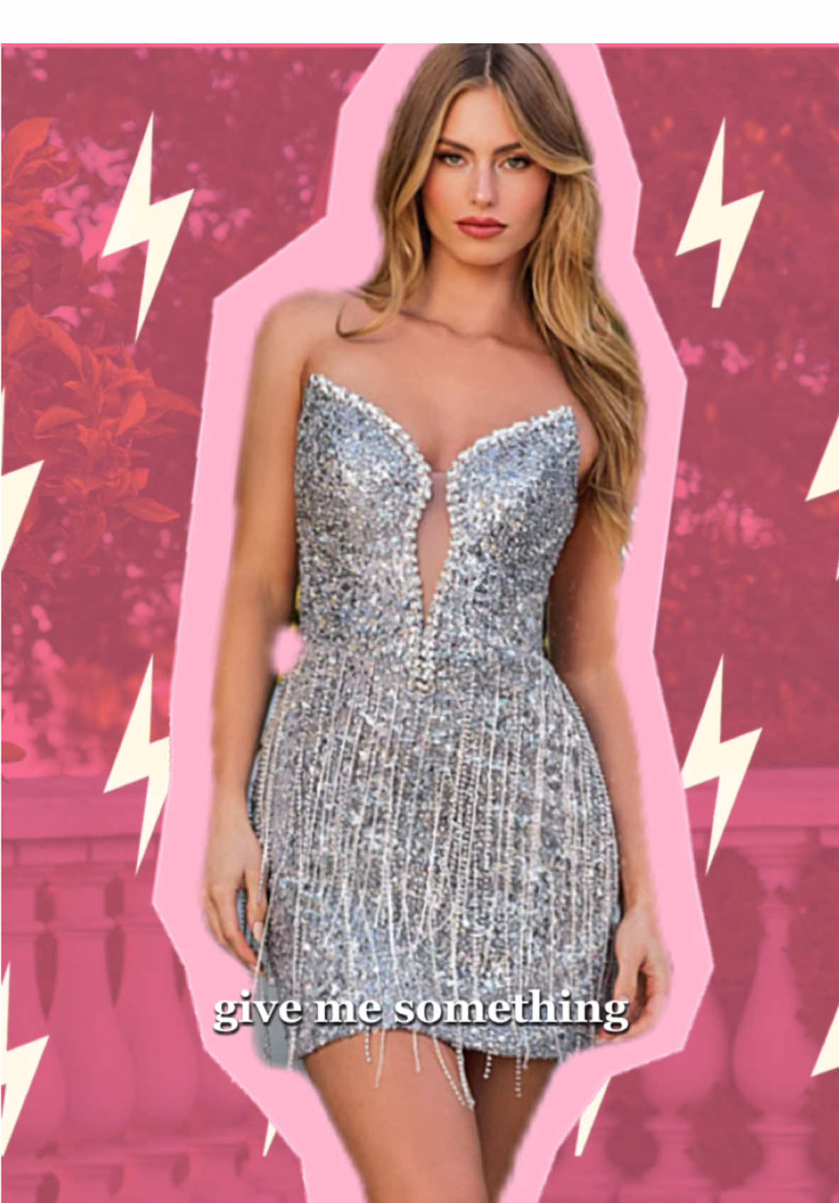 Become irresistible in the Sequin Fringe Short Strapless Dress by @Ladivine by Cinderella Divine in Style # CM375. #kissyface #fashion #shortdress #dress #promdress #prom #CapCut  
