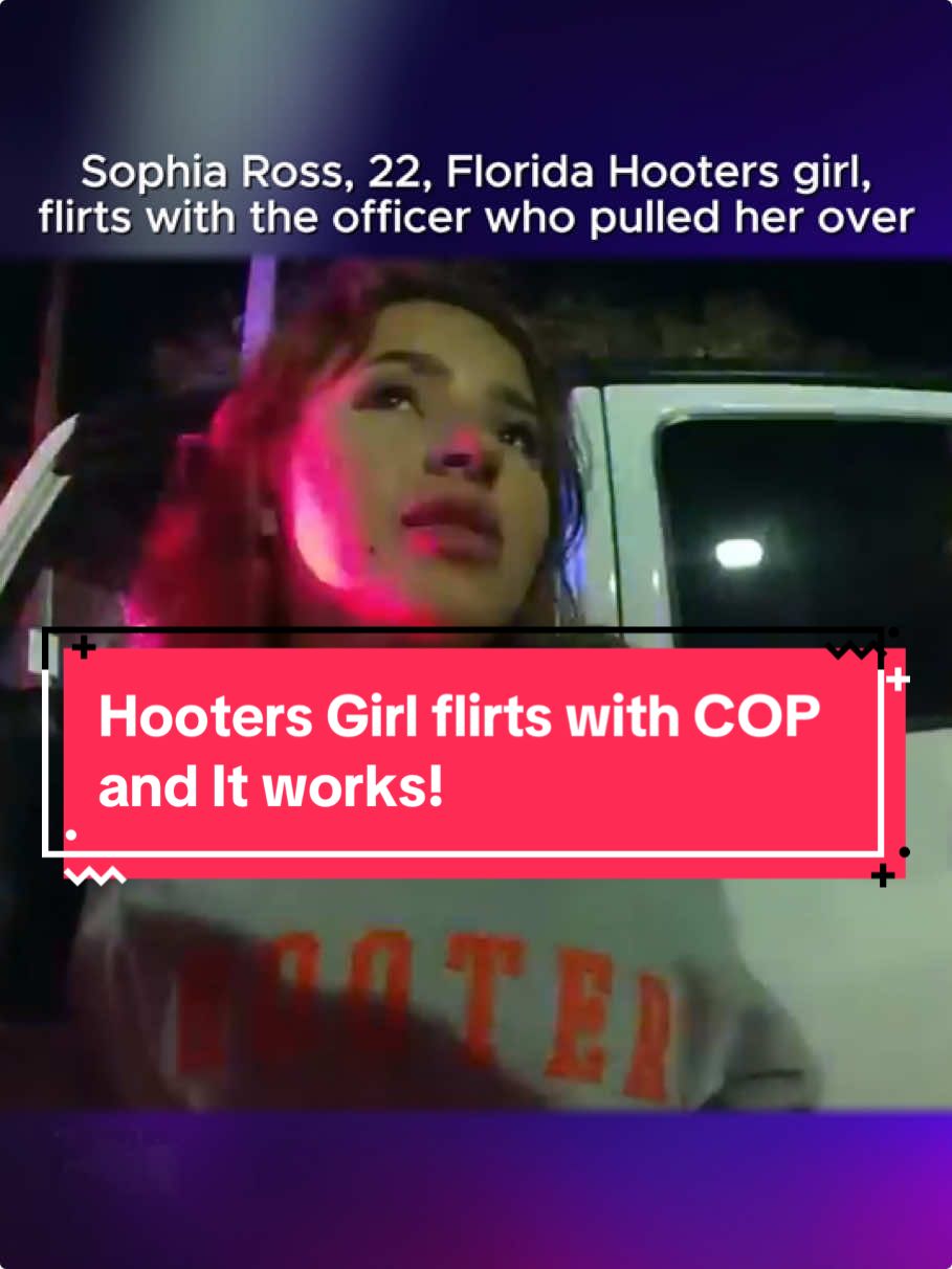 Hooters Girl flirts with COP and It works! #bodycamera #bodycam #dui #cops 