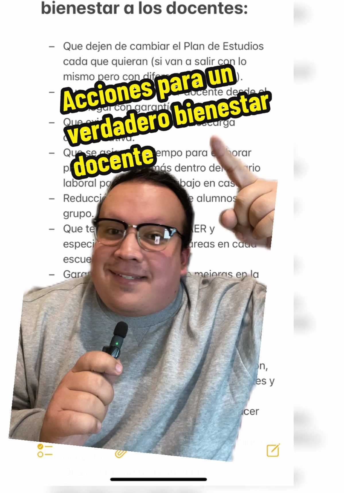 Acciones que sí traerían un verdadero bienestar docente 🧑🏻‍🏫 👩🏼‍🏫 ¿Qué opinas? #maestros #sep #usicamm #educacion #mexico 