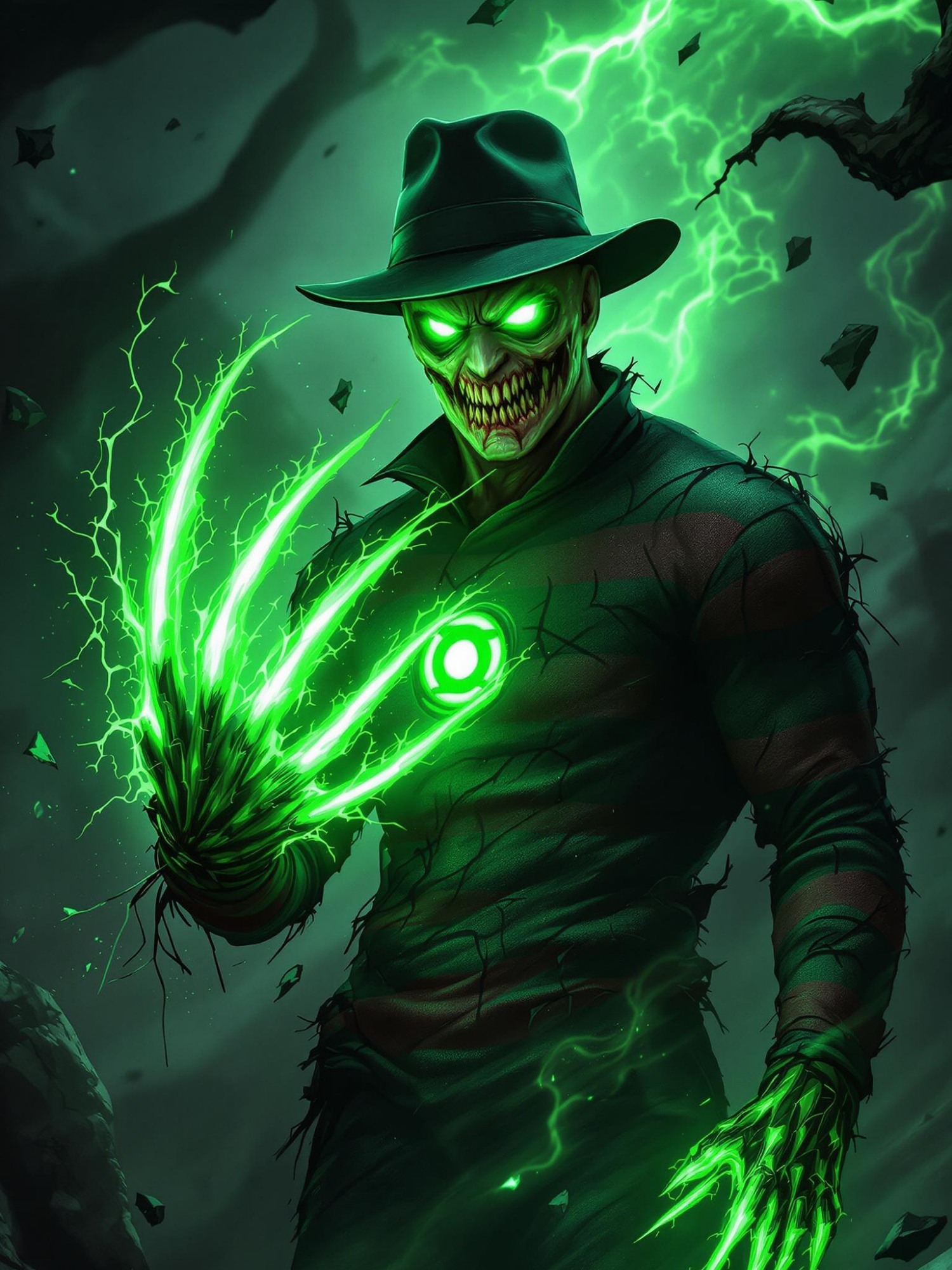 DC x Horror Characters (Pt3) #dccomics #fusion #hybrid #aiart