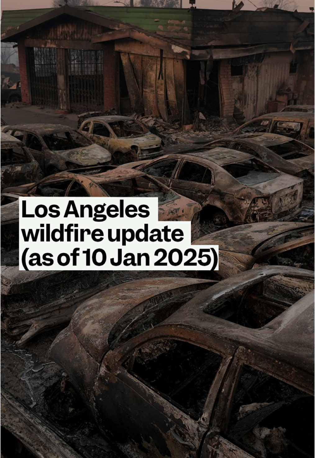 Los Angeles residents woke up to another day of destructive wildfires as winds continued to cause flareups across America's second-largest city. Containment efforts are improving for the fires across the Los Angeles region, though. The Eaton Fire (13,956 acres) is 3% contained, the Palisades Fire (20,438) is 8% contained, the Hurst Fire (771 acres) is 37% contained and the Kenneth Fire (1000 acres) is 35% contained, according to ABC News. 10 people have died from the fire with an estimated 10,000 structures destroyed.
