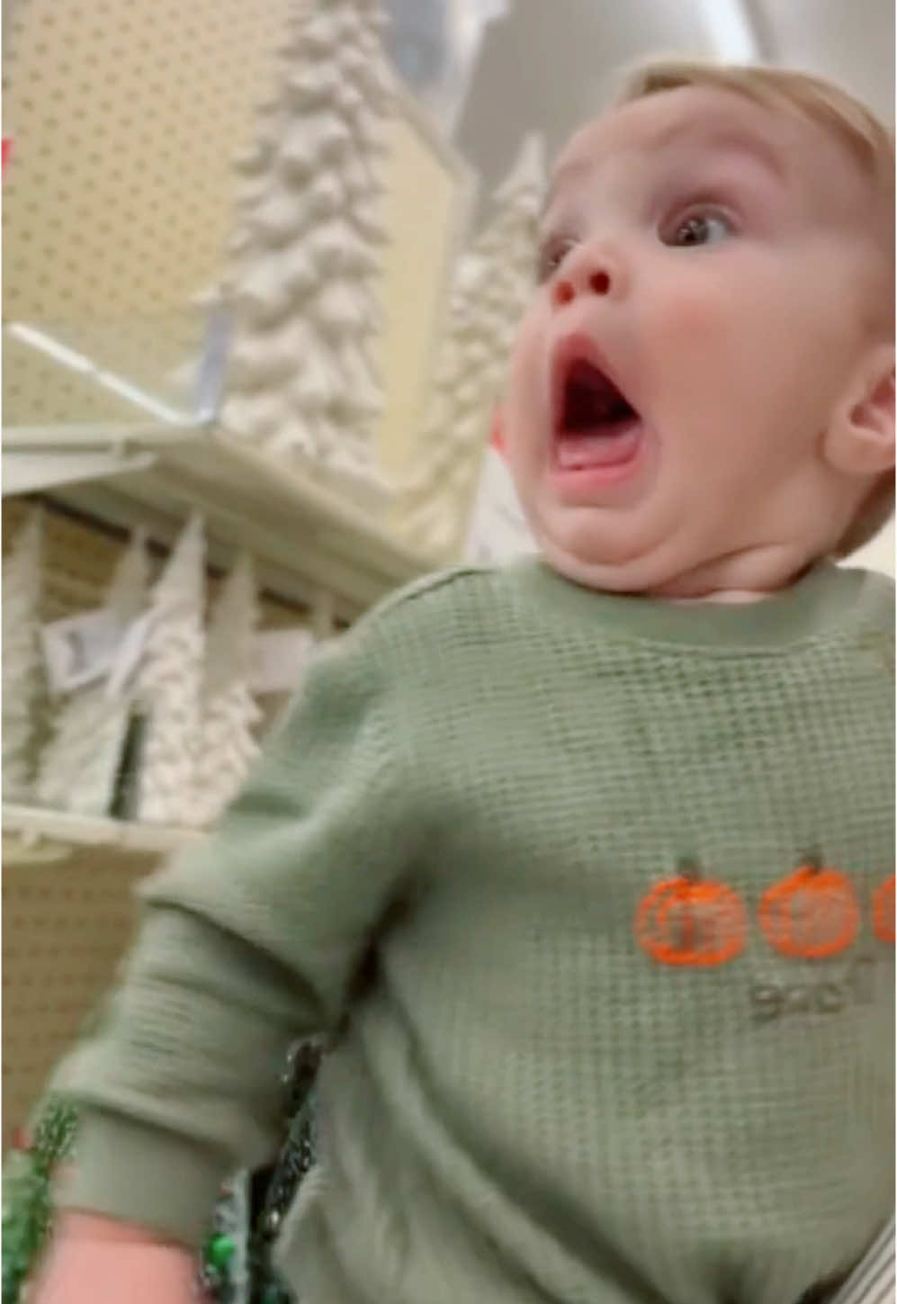 #stitch with @Brenley | boy mama I could not leave this in my drafts! Look at this excitement! 🤣 #santajclaus #excited 