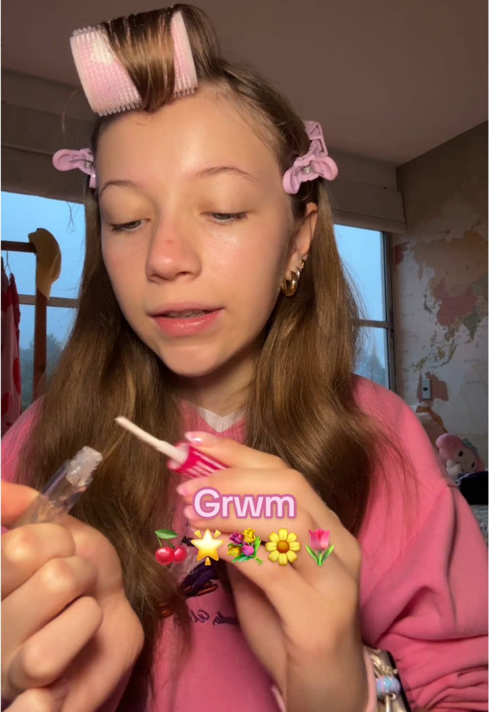 Grwm 🌸💓 | ig: honeyvilu 🥳 #fypシ #grwm #makeup 