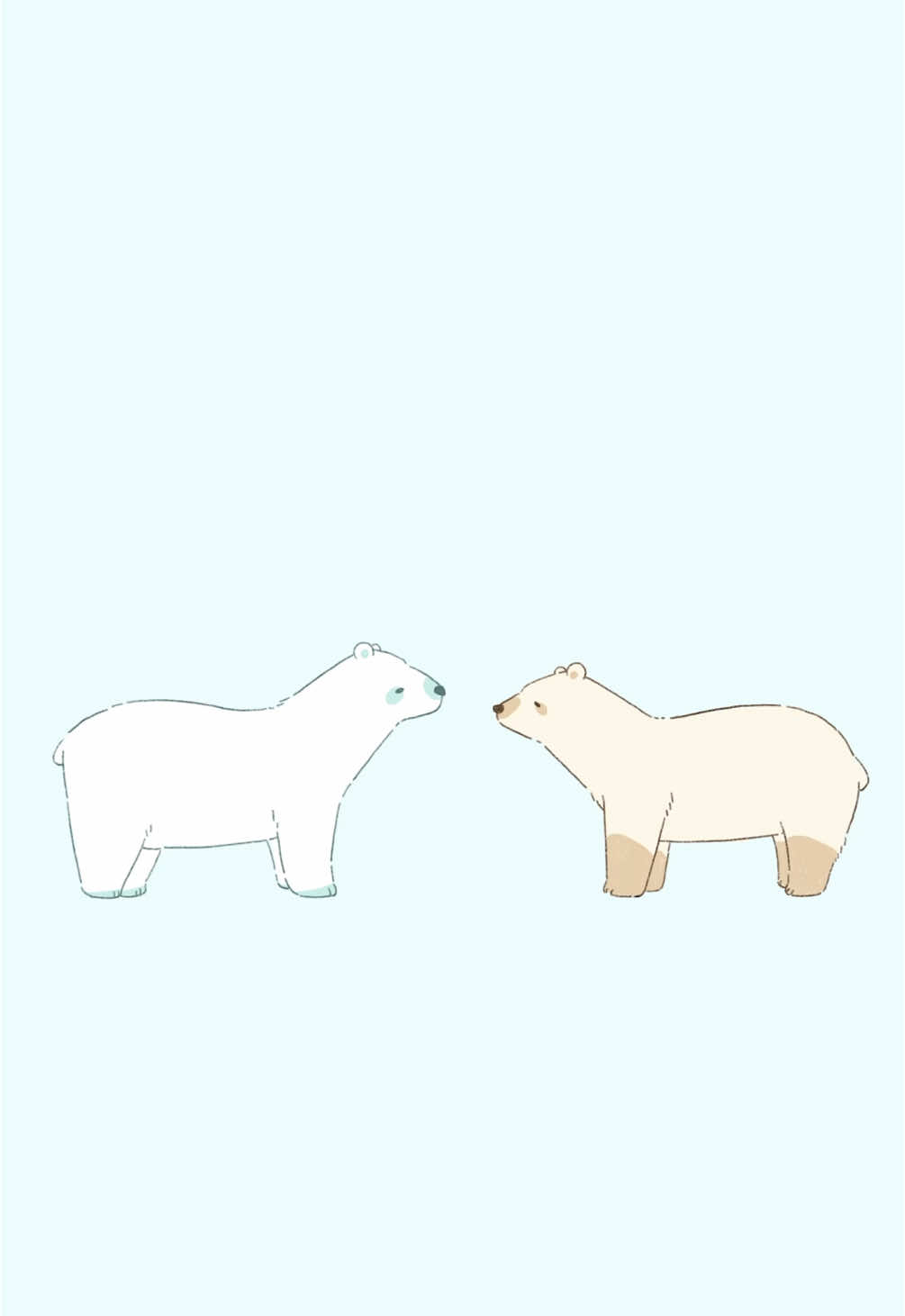 I’d walk thousands of miles just to be with you. ❤️🐻‍❄️❄️❄️ such a cute trend that I had to do it of the polar bears and their closeup portraits. However, tiktok wanted to zoom in more so we all get extra zoom faces. 🧸 . . #polarbear #bear #animation #trend #meme #cute #funny #bearanimation #bearart #animallovers #positive #grolarbear #fyp #procreate 