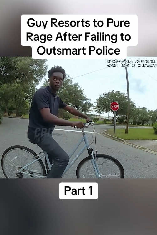 Guy Resorts to Pure Rage After Failing to Outsmart Police	Part 1 #cops #copsoftiktok #police #policeofficer #bodycam #crime #truecrime #truestory #foryou #fyp