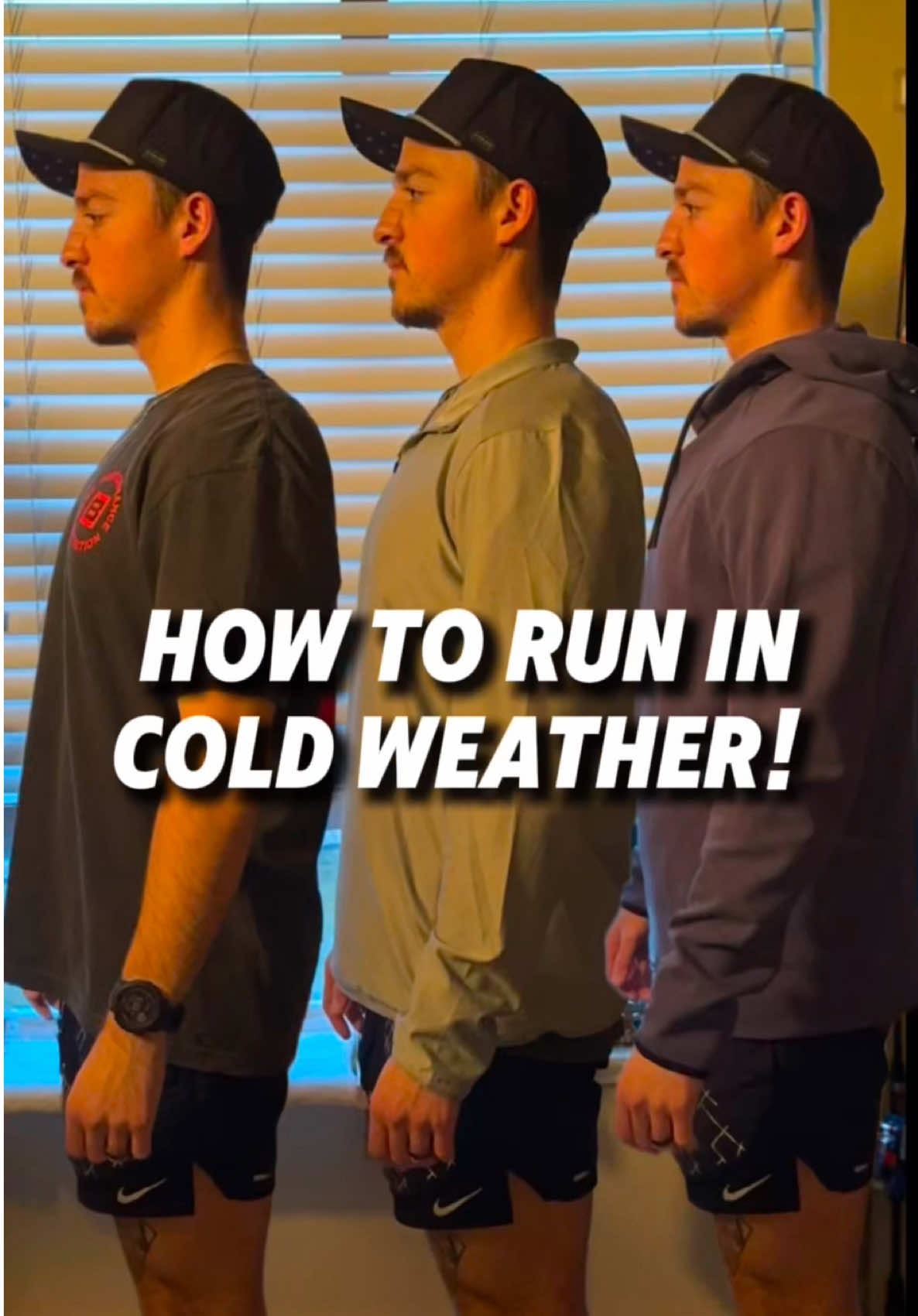 How I run in the cold weather! Different layers for different temps. Guess I’ll do running content too? 😂And don’t stink up your regular hoodies 😂🫠 #Running #runningtips #runningmotivation #runners #run #runningclothes #hybridathlete #runwithme 