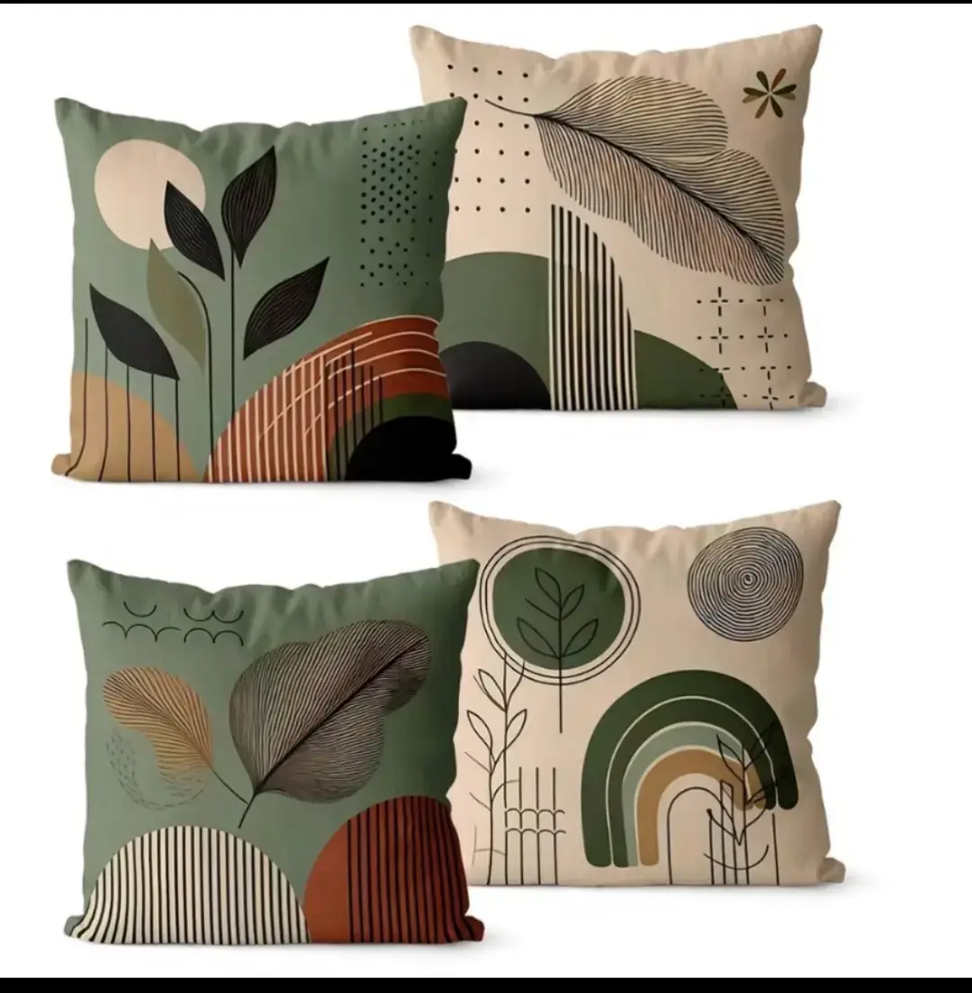 Kit 4 capas de almofada decorativa  https://s.shopee.com.br/2Vbz8hpw1I  #almofadas #decoracao #dicas #shopee #casa