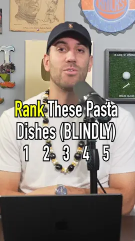Rank These Pasta Dishes! Which Is Best? #fyp #food #pasta #ranking #italian 