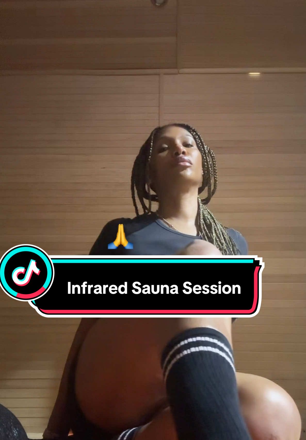 Come with me to @HOTWORX#yoga #infraredsauna#blackfitnesswomen 