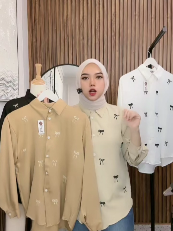 Dista Kemeja Coquette Pita Ribbon Bordir Atasan Wanita LenganPanjang Shakila #kemeja #kemejawanita #atasanwanita #atasanlenganpanjang #kemejamurah #kemejaviral #kemejakekinian #fyp #fypp #racuntiktok 