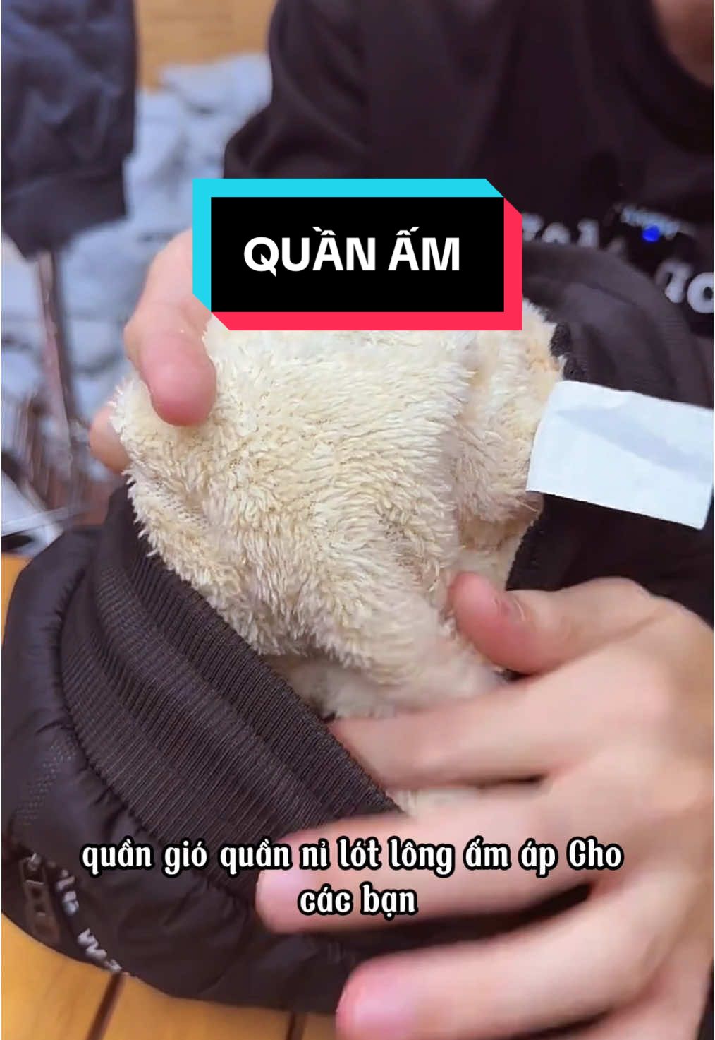Quần gió lót lông ấm áp cho nam. Đợt này rét quá #quanlotlong 