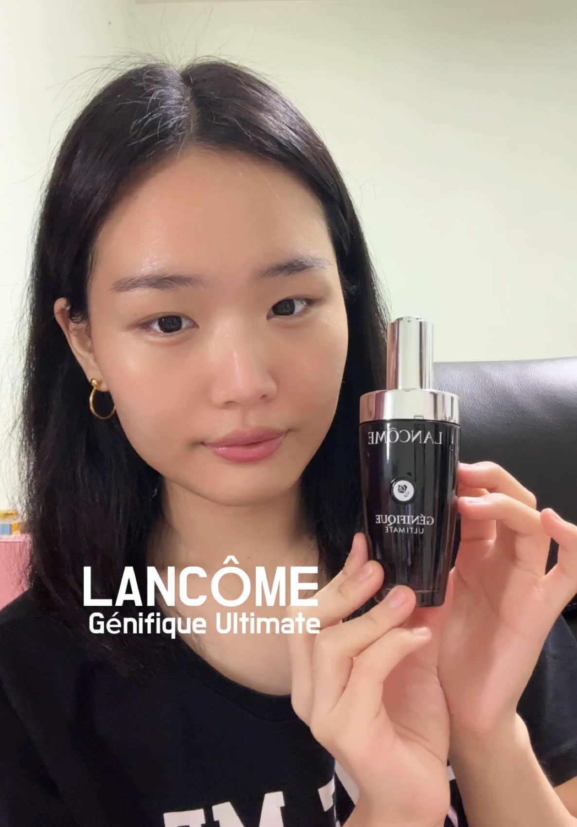 The New @Lancôme Génifique Ultimate Serum for  Anti-aging 💙 #GENIFIQUE #STEPINTOTHEFUTURE #GIFTEDBYLANCOME #LANCOME 
