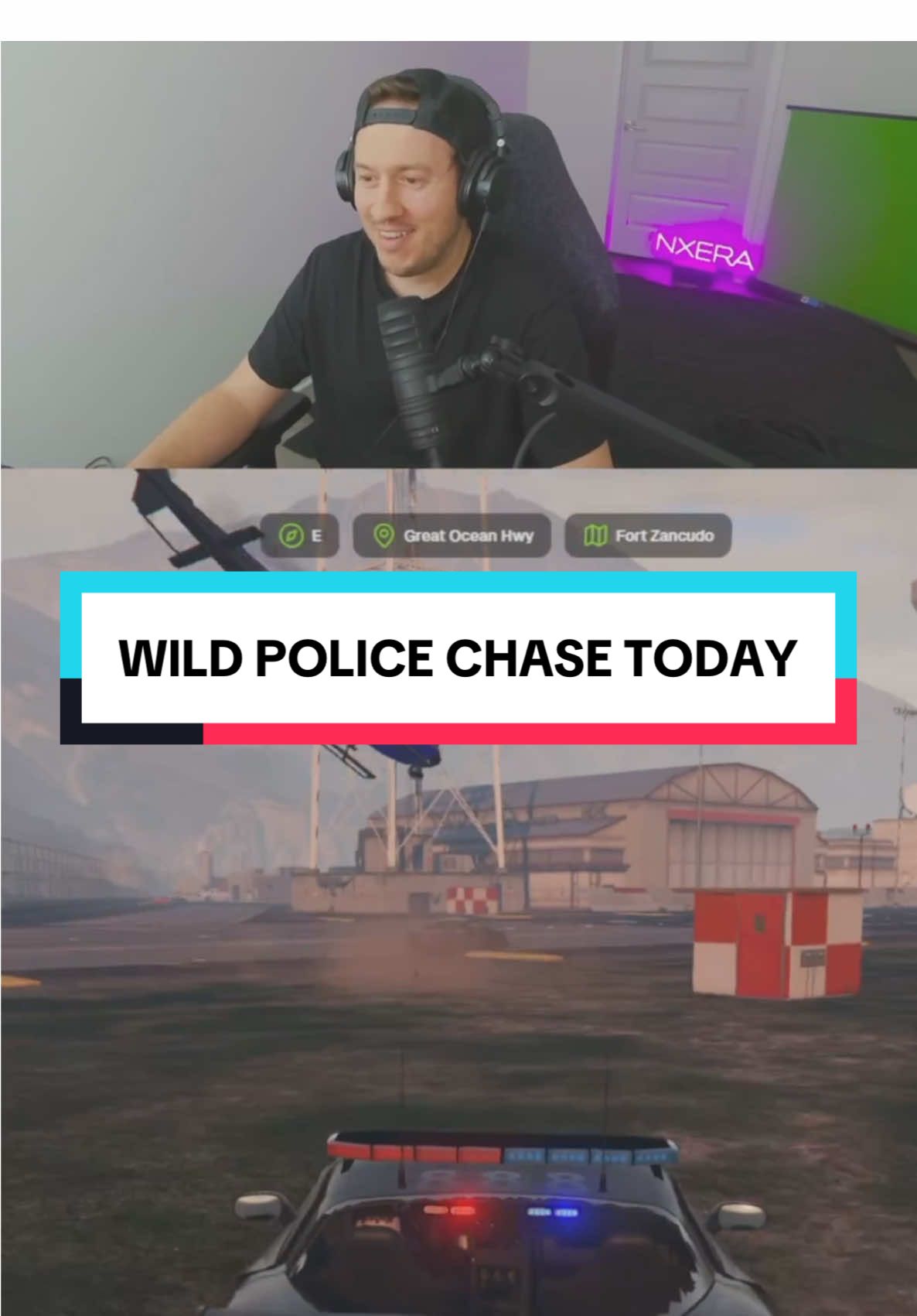 Todays police chase was insane!! #gtarp #fivem #gta #gaming #gtav 