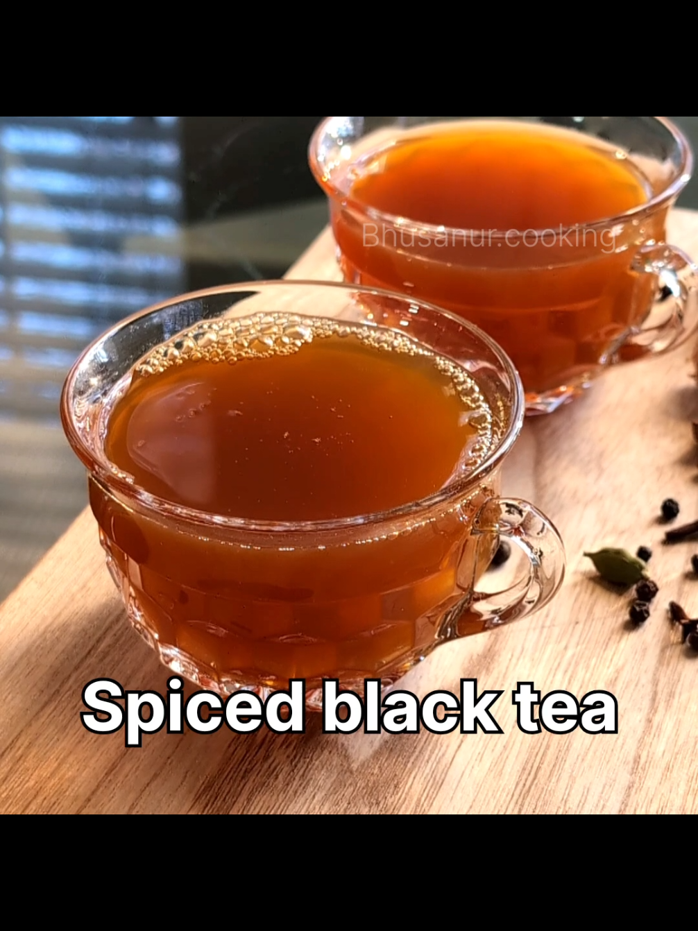 Spiced Black Tea Recipe: A Healthier Way to Enjoy  Black Tea in winter! #SpicedBlackTea #TeaRecipe #HealthyDrinks #ImmunityBoost #WinterTea #TeaLovers #HomemadeTea #GingerTea #TurmericTea #ComfortFood https://www.youtube.com/@bhusanur.cooking